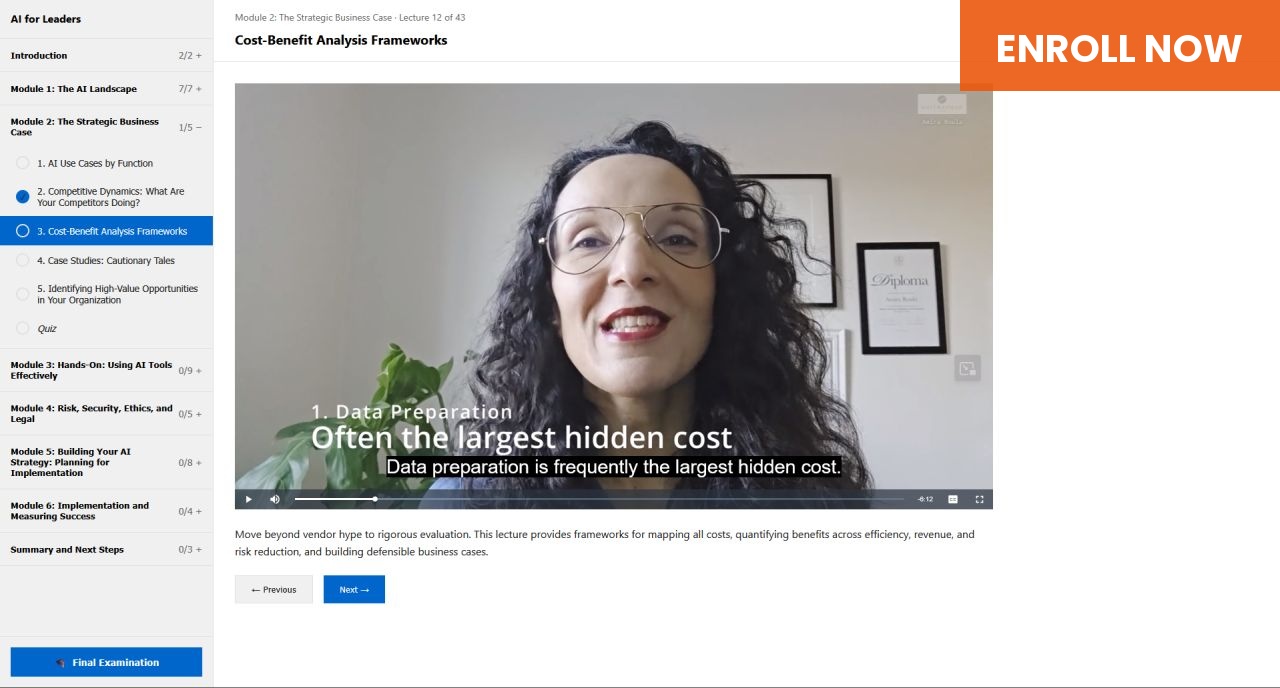 AI Course for Leaders and Decision Makers